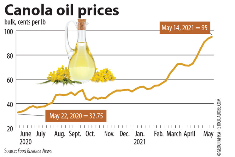 canola oil prices